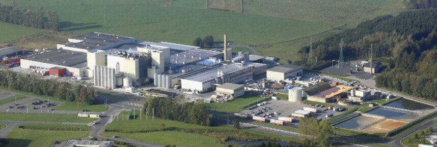 De fabriek van Solarex in Recogne