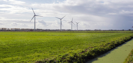 windenergie windmolen grasland